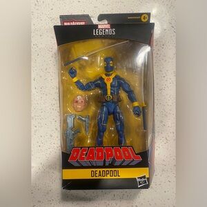 Marvel Legends Deadpool Action Figure - Blue and Yellow